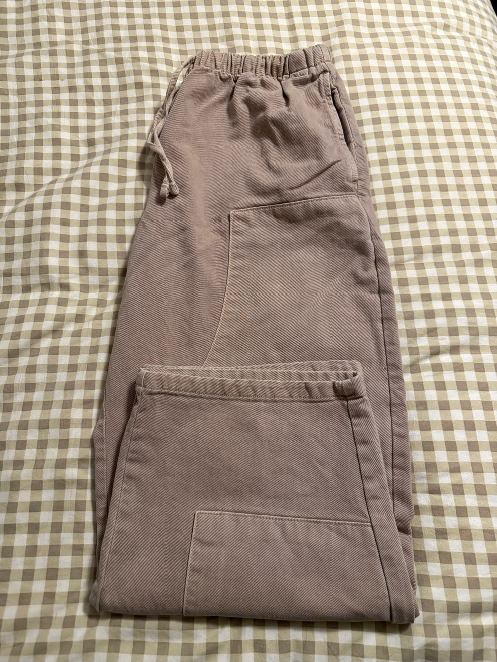GAP Easy Double-Knee Barrel Pants in Wicker Tan - Picture 4 of 5
